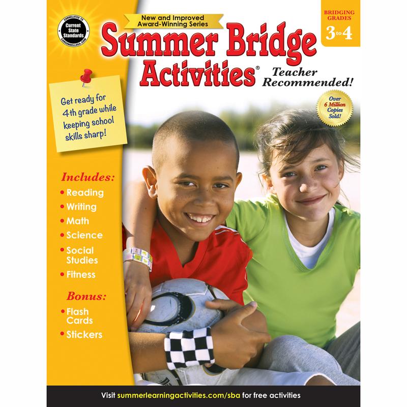 Summer Bridge Activities Workbook, Grades 3-4