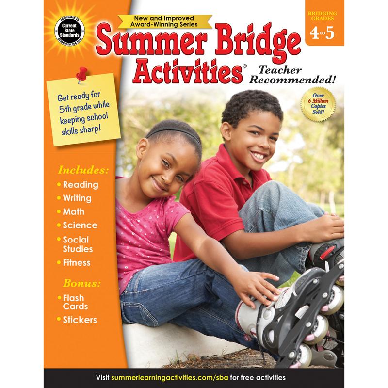  Summer Bridge Activities Workbook, Grades 4- 5