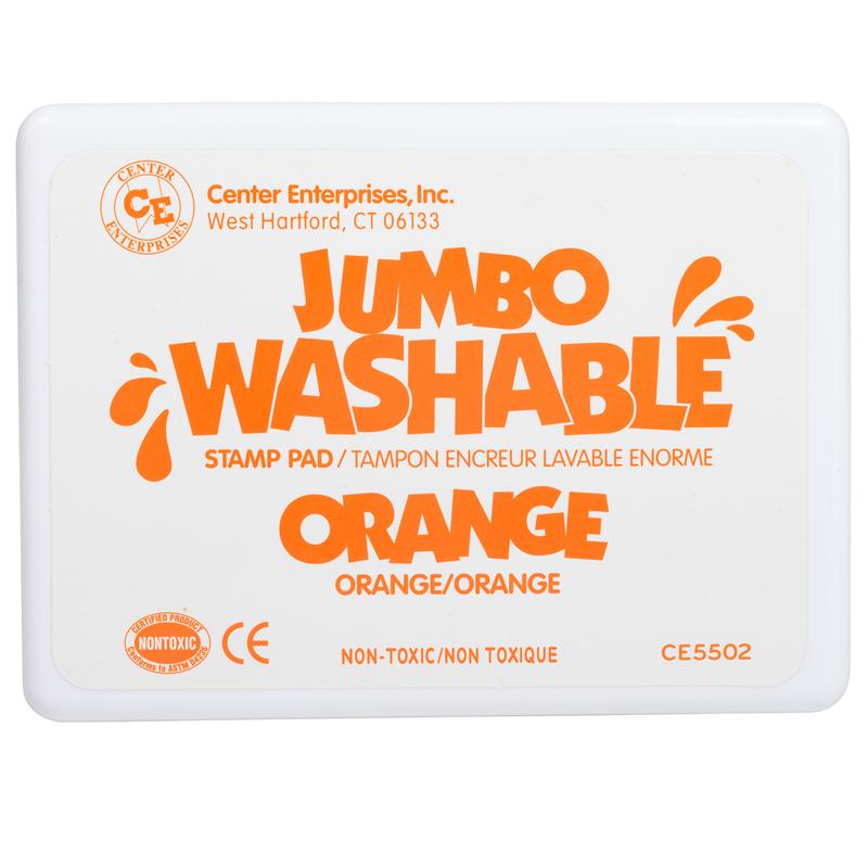  Jumbo Washable Stamp Pad, Orange