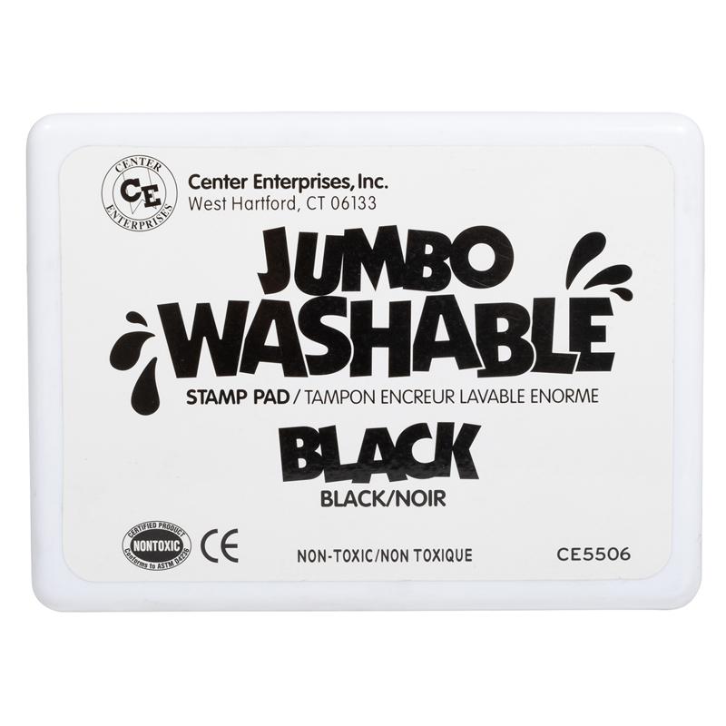  Jumbo Washable Stamp Pad, Black