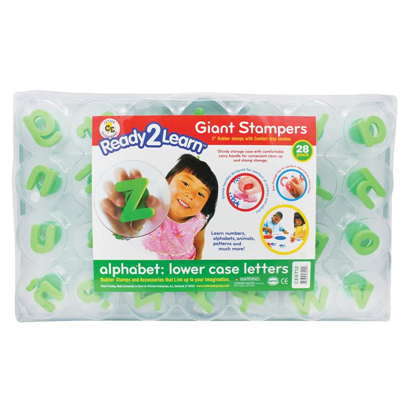 Giant Stampers, Alphabet, Lowercase, Set of 28