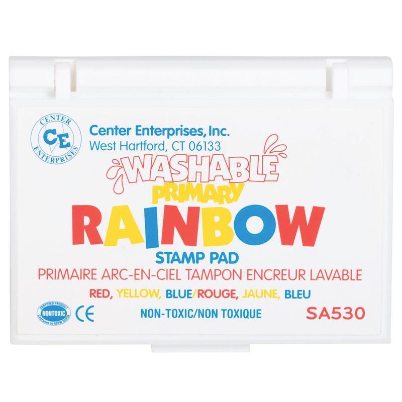 Washable Rainbow Stamp Pad, Primary