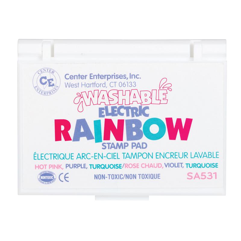 Washable Rainbow Stamp Pad, Electric