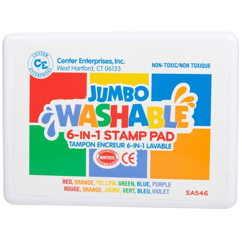  Jumbo 6- In- 1 Washable Stamp Pad