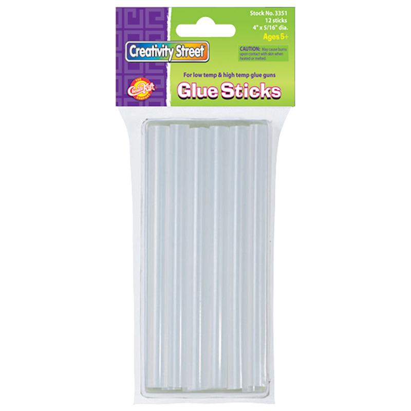 Hot Glue Sticks, Clear, 4