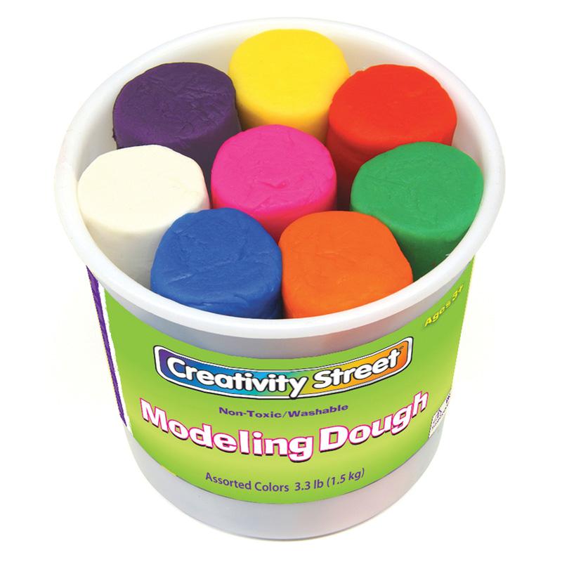  Modeling Dough, 8 Assorted Colors, 4 Oz.Per Piece, 8 Pieces