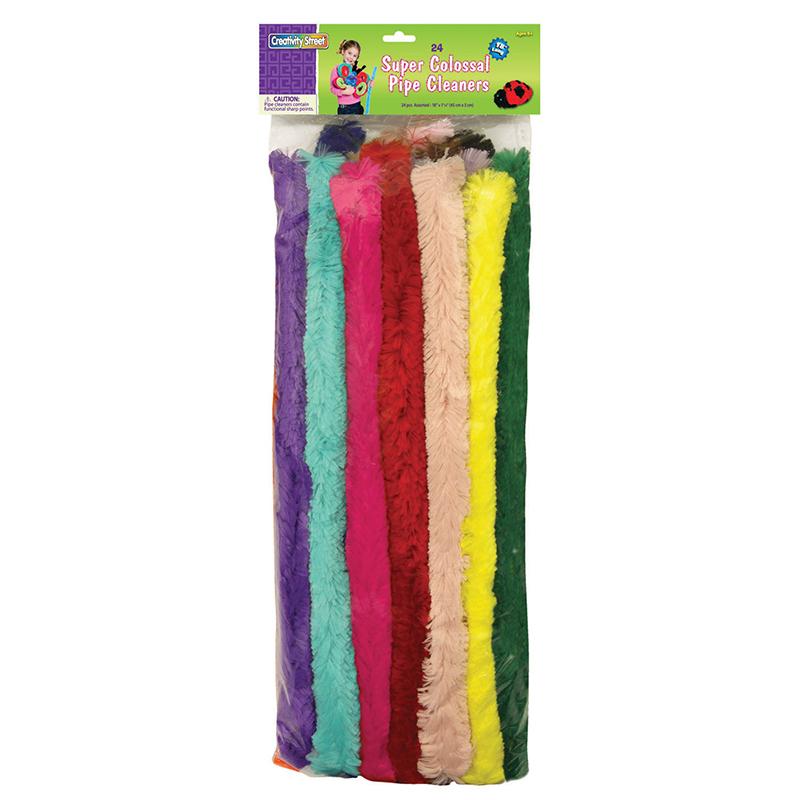 Super Colossal Stems, Assorted Colors, 18