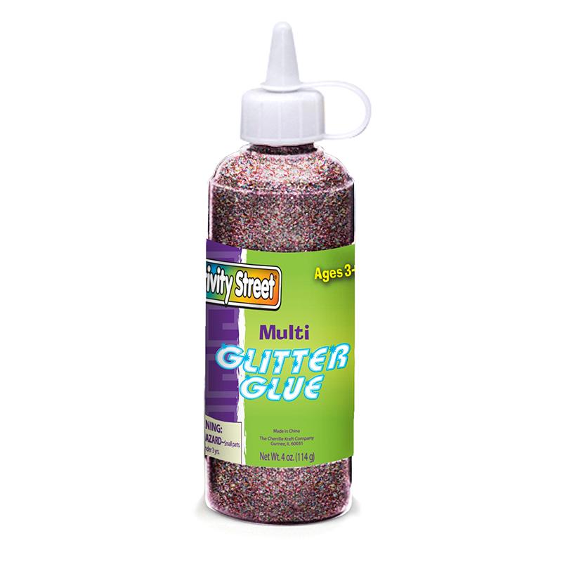  Glitter Glue, Multi- Color, 4 Fl.Oz., 1 Bottle