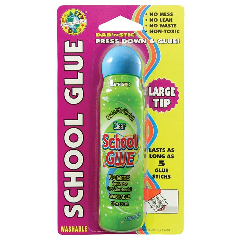 Crafty Dab School Glue - Clear, Single Blister