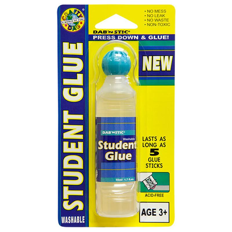 Crafty Dab Student Glue - Clear, Single Blister