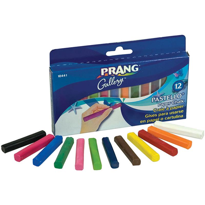 Prang® Pastello™ Chalk Pastel, 12 colors