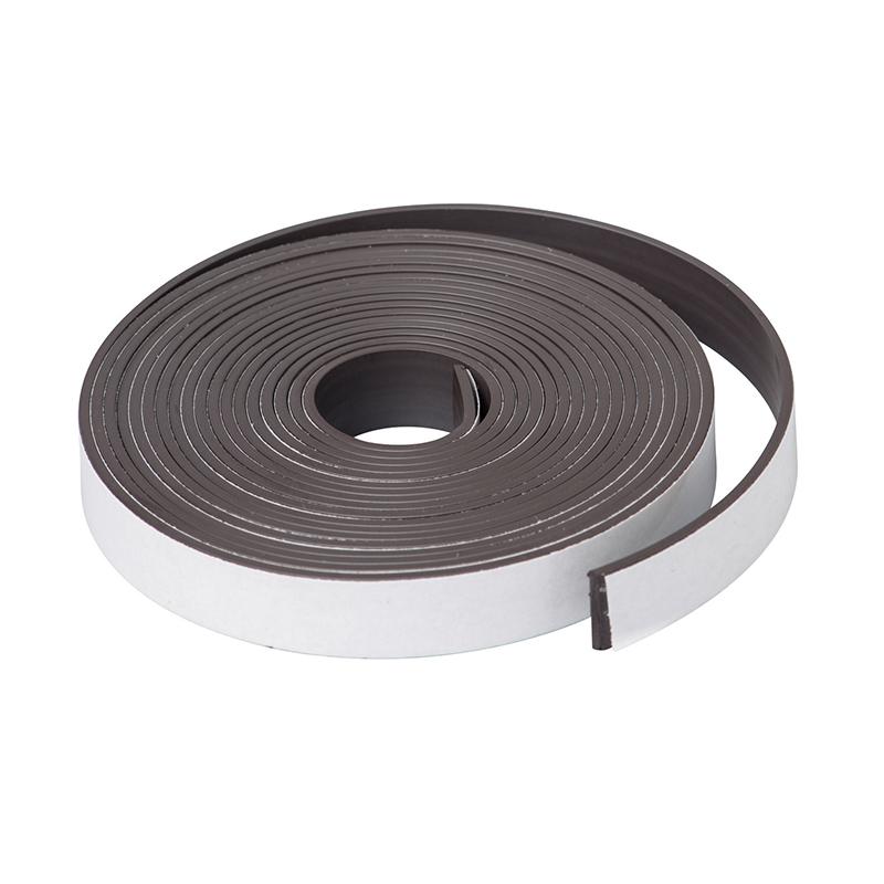 Roll Magnet Strip w/Adhesive, 0.5