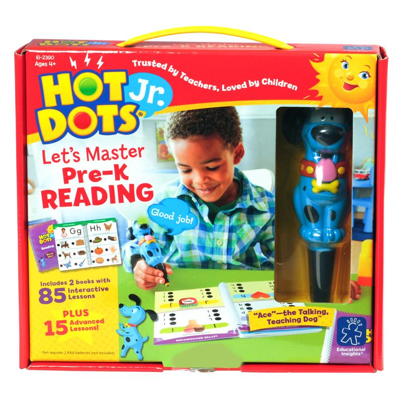  Hot Dots & Reg ; Jr.Let's Master Pre- K Reading
