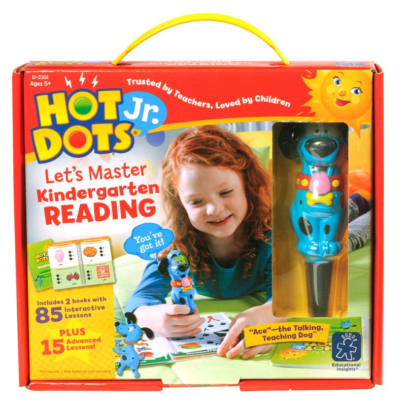  Hot Dots & Reg ; Jr.Let's Master Kindergarten Reading