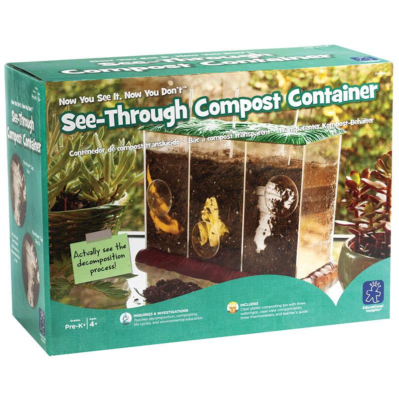Now You See It Now You Don't See - Through Compost Container