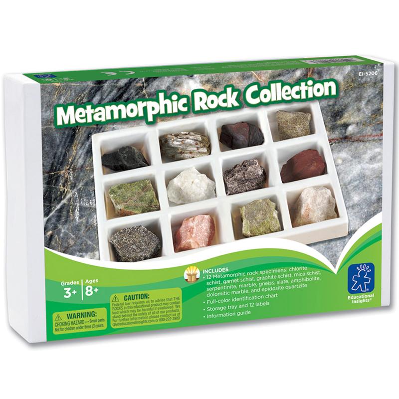  Geosafari & Reg ; Metamorphic Rock Collection, Set Of 12