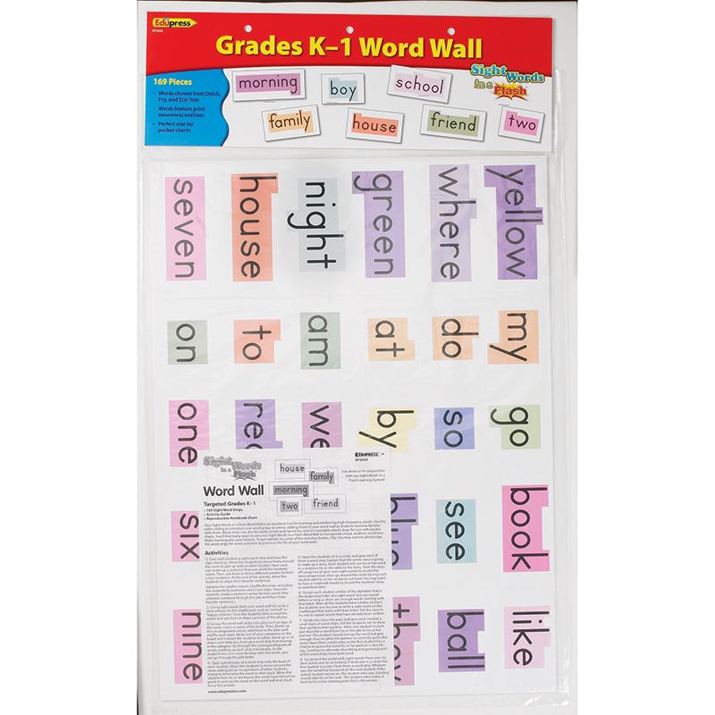 Sight Words in a Flash™ Word Walls, Grades K-1