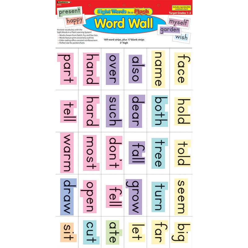 Sight Words in a Flash™ Word Walls, Grades 1-2
