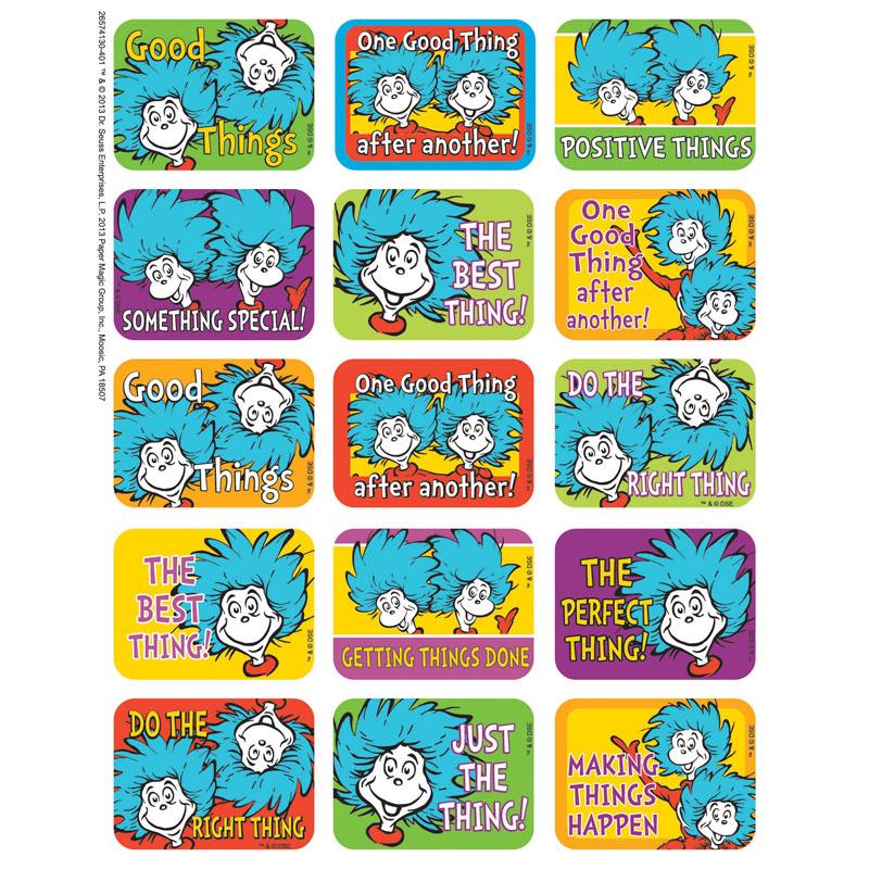 Dr. Seuss™ Thing 1 and 2 Success Stickers