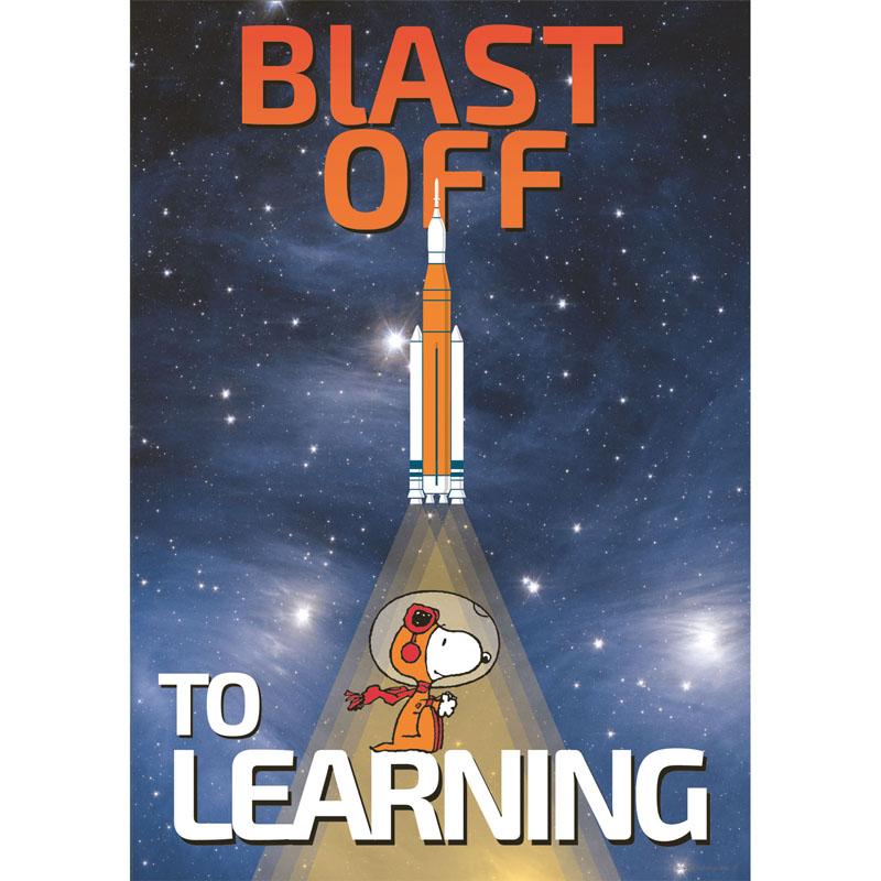 Peanuts® NASA Blast Off To Learning Poster, 13