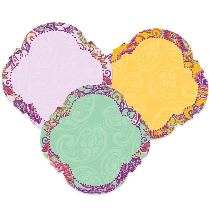 Positively Paisley Paper Cut-Outs, Pack of 36
