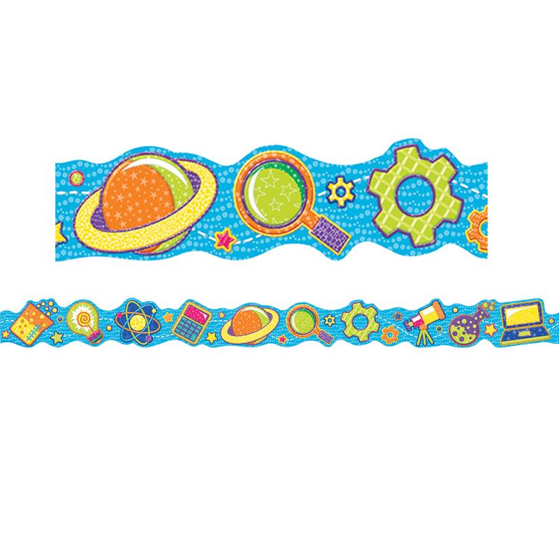 Color My World STEM Icons Deco Trim® Extra Wide Die Cut