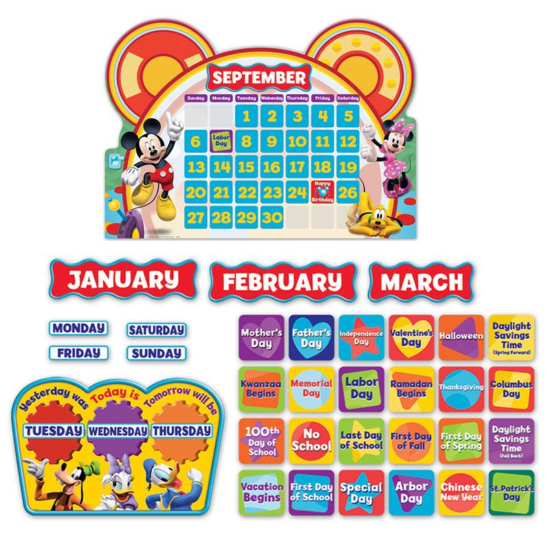 Mickey Mouse Clubhouse Calendar Bulletin Board Set