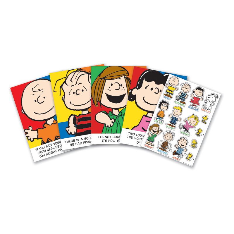Peanuts Characters & Motivational Phrases Bulletin Board Set