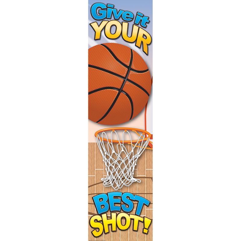  Basketball Motivational Banner, 4 '