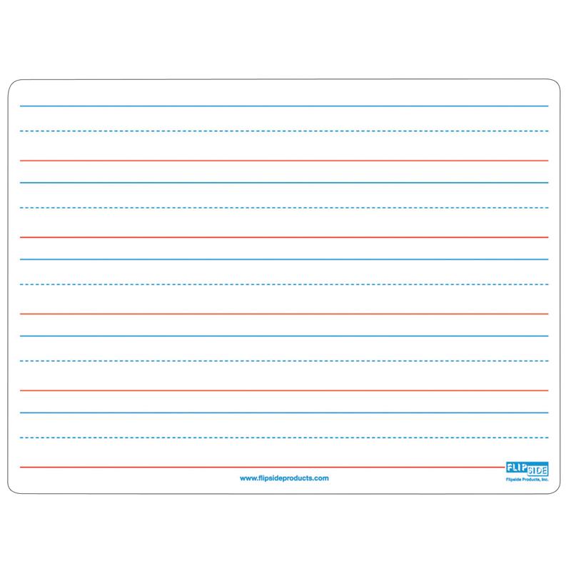  Two- Sided Magnetic Dry Erase Board, Plain/Ruled, 9 
