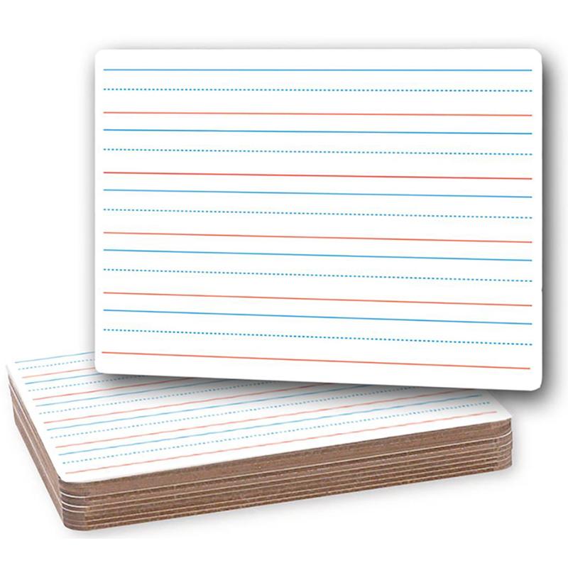 Two-Sided Dry Erase Board, Plain/Ruled, 9