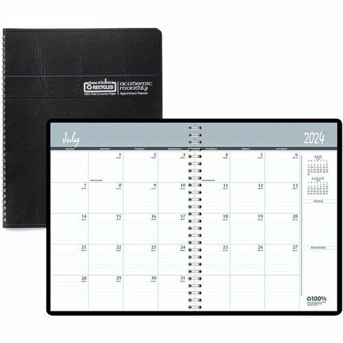 Monthly Academic Planner Book