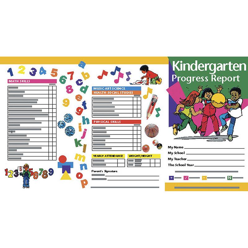 Kindergarten Progress Report Cards, 10/pkg