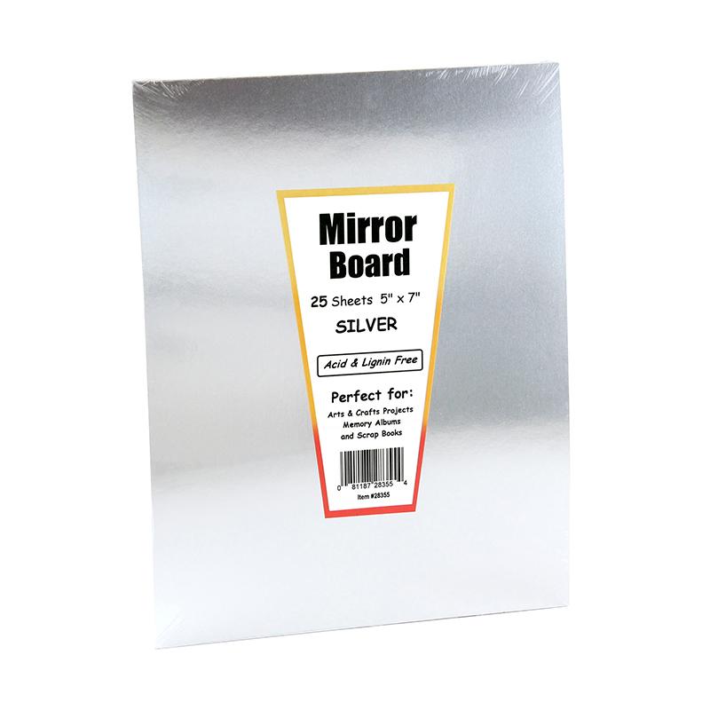 Silver Foil Mirror Board, 5