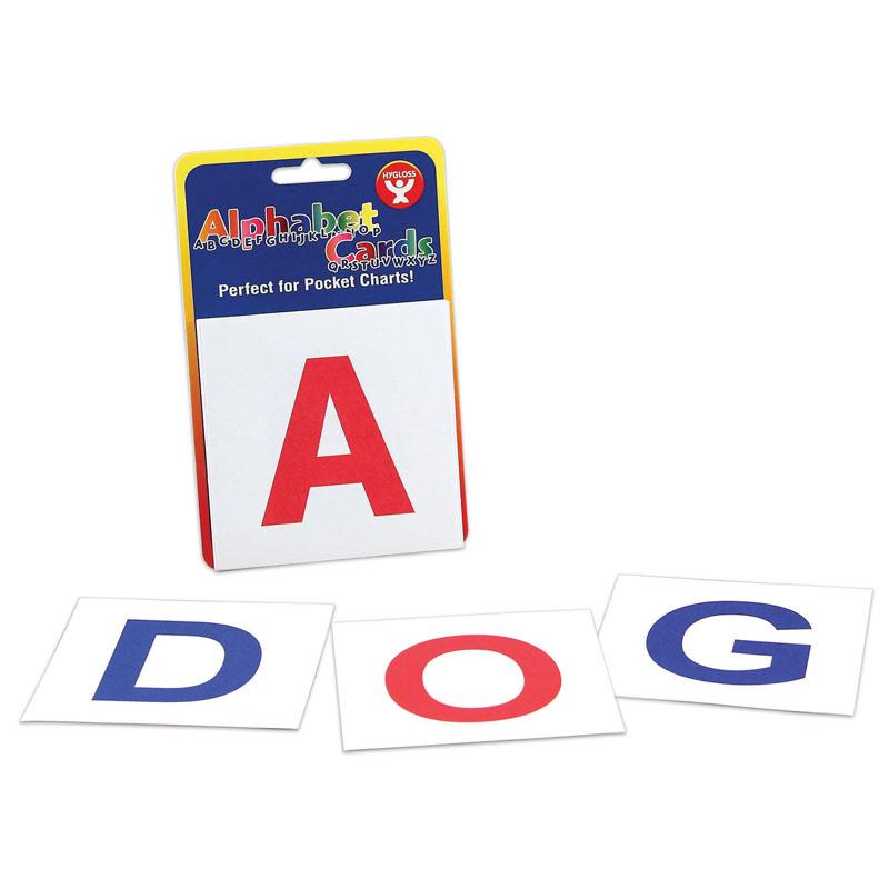  Alphabet Cards, A- Z Upper Case Letters