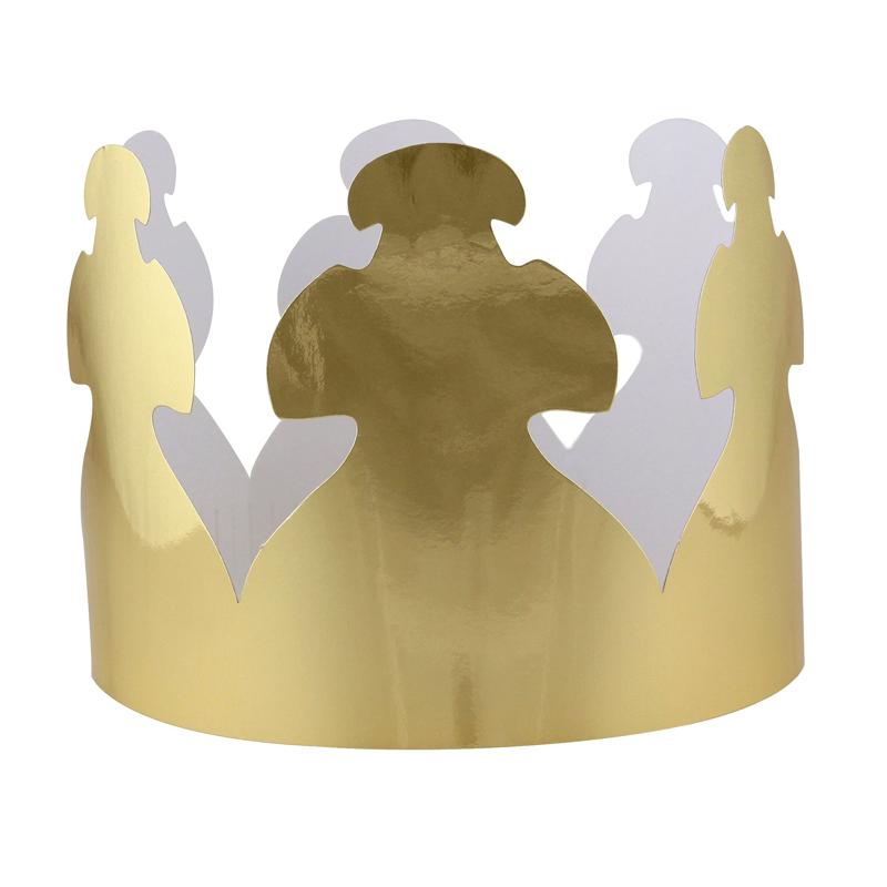 Bright Gold Tag Crowns