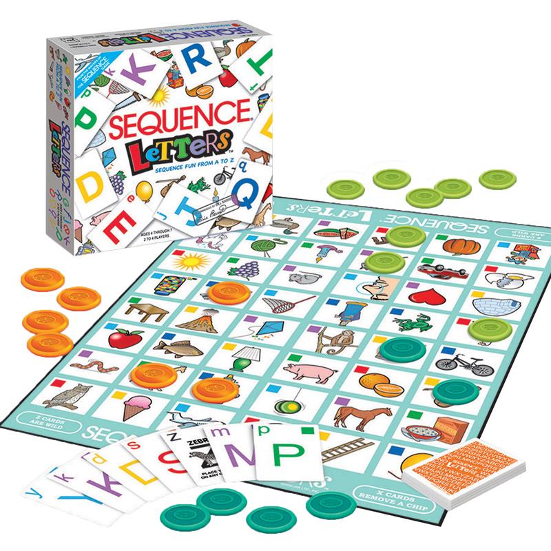  Sequence & Reg ; Letters Board Game For Kids