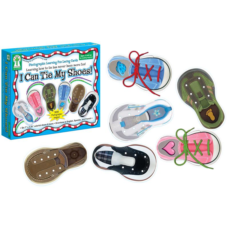 I Can Tie My Shoes! Lacing Card Set