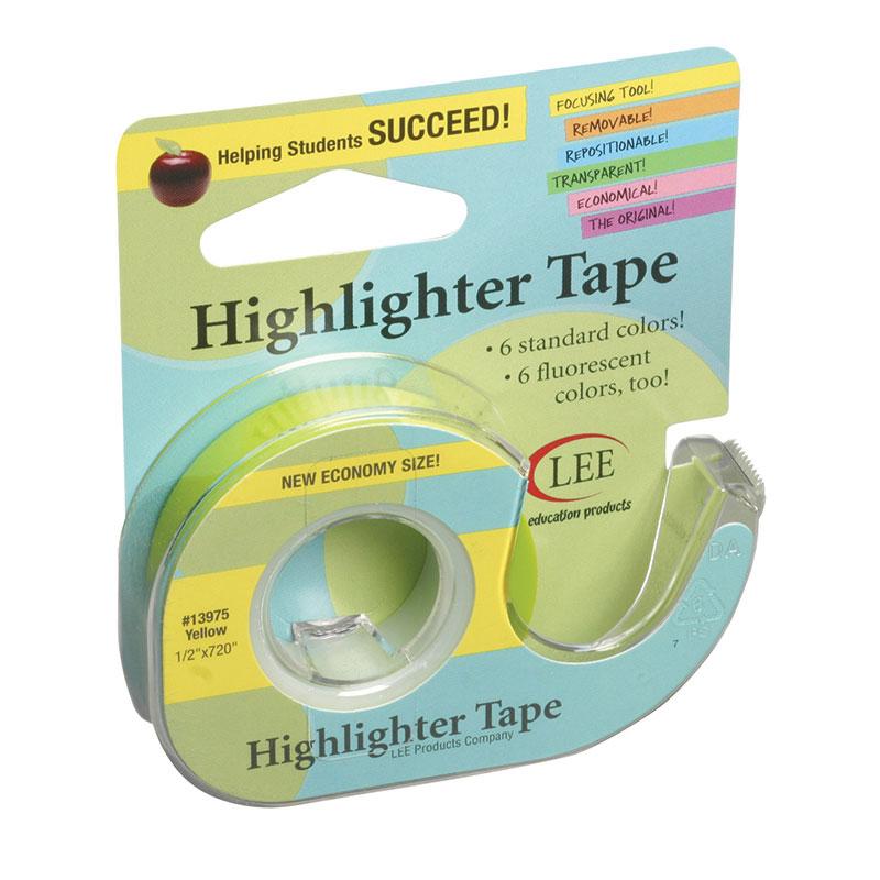 Removable Highlighter Tape, Yellow