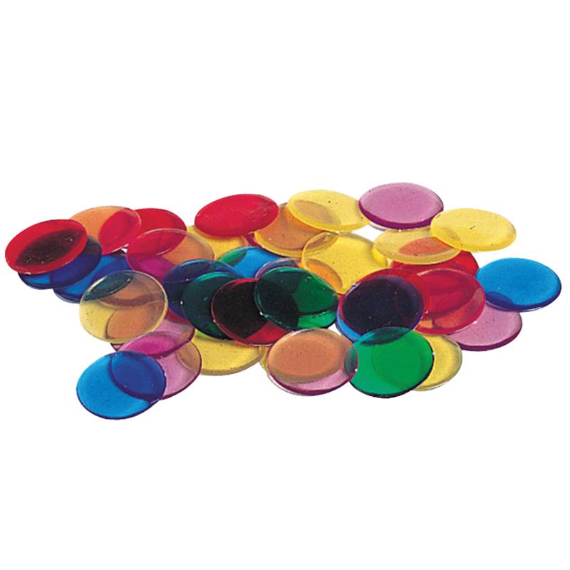  Transparent 6- Color Counting Chips
