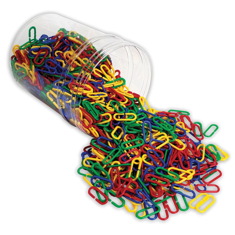 Link 'N' Learn® Links in a Bucket, 500 Pieces