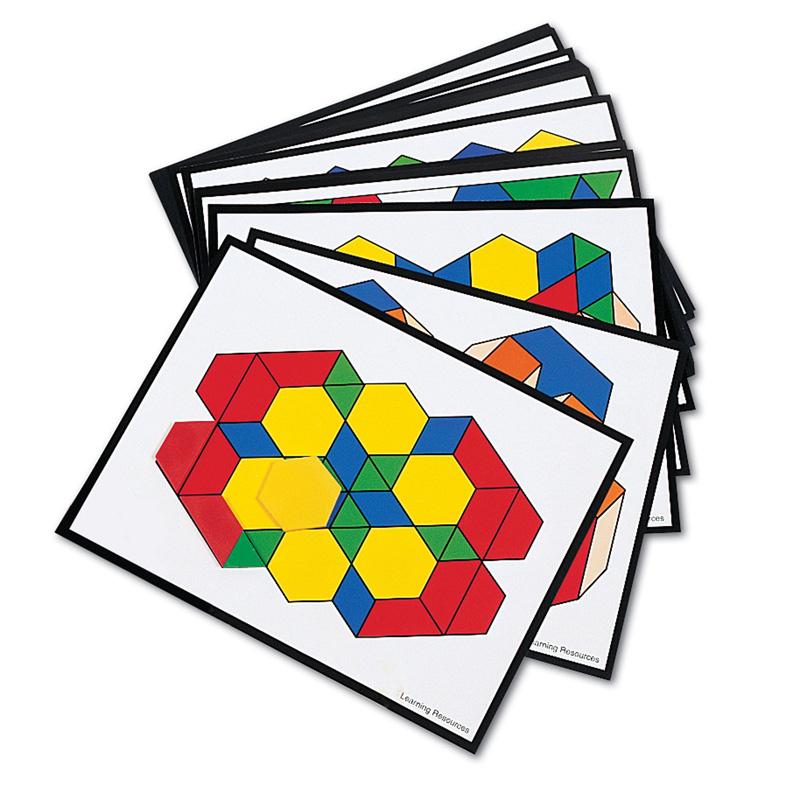 Intermediate Pattern Block Design Cards, 36/pkg