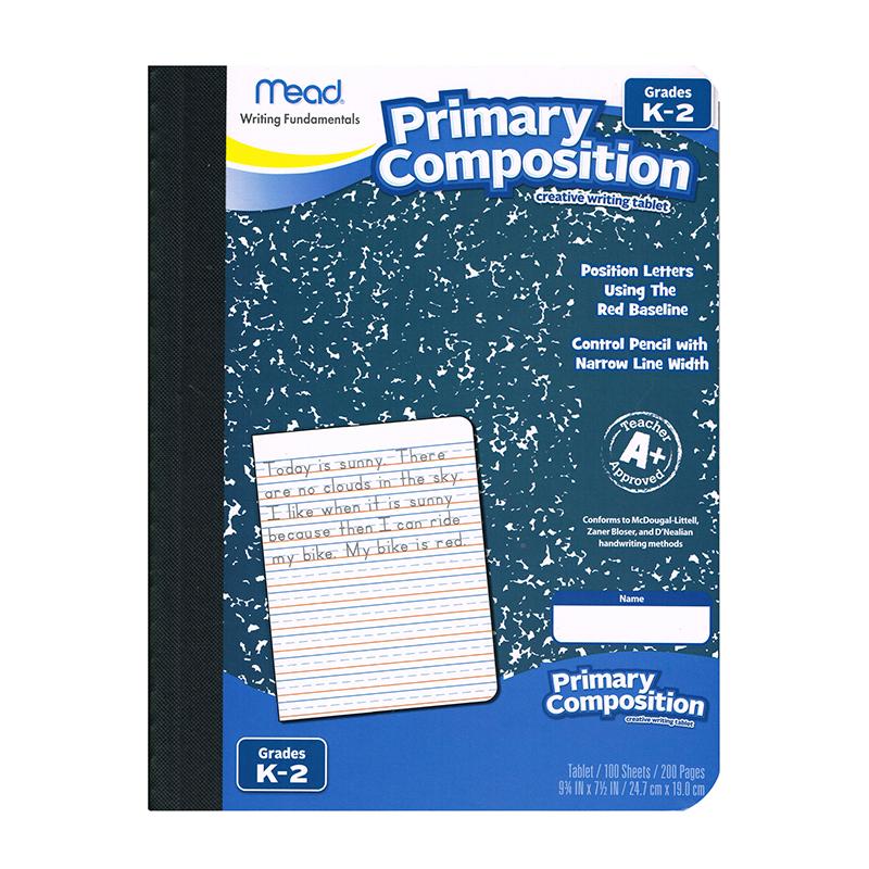  Primary Composition Book, Full Page Ruled, 100 Sheets