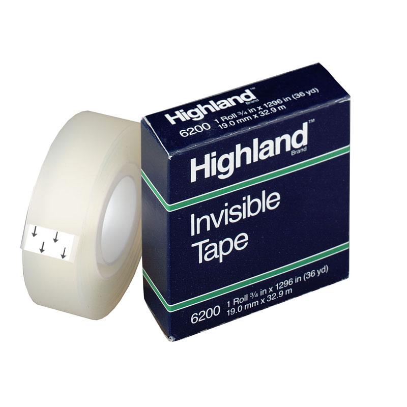  Invisible Tape, 3/4 