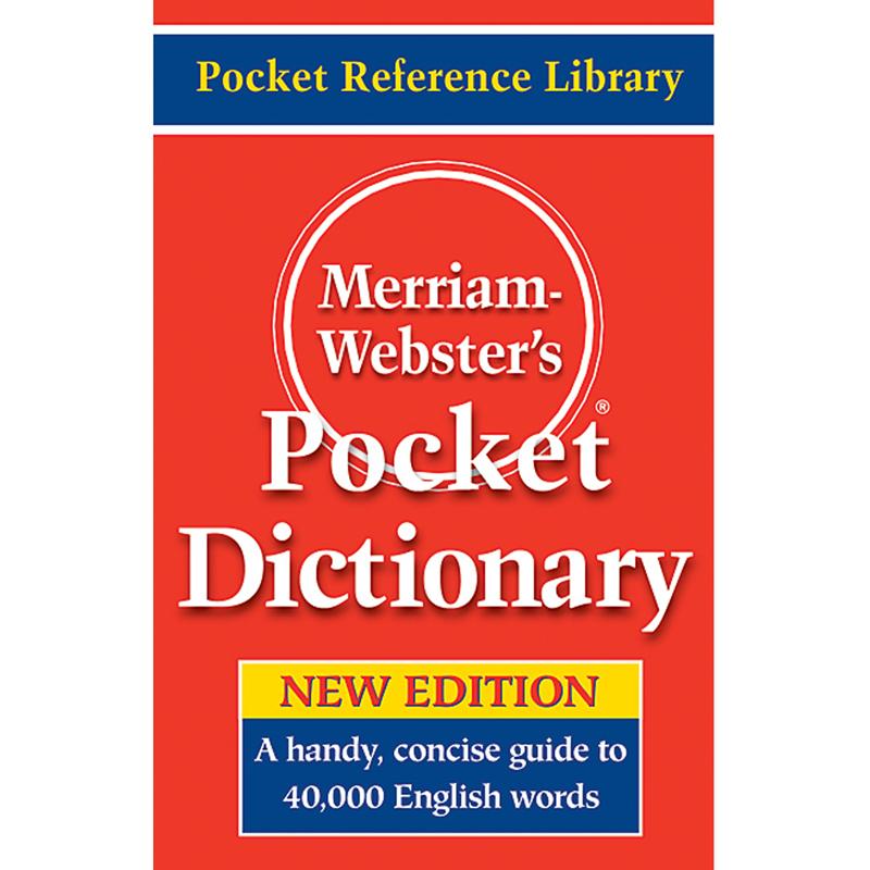  Merriam- Webster's Pocket Dictionary