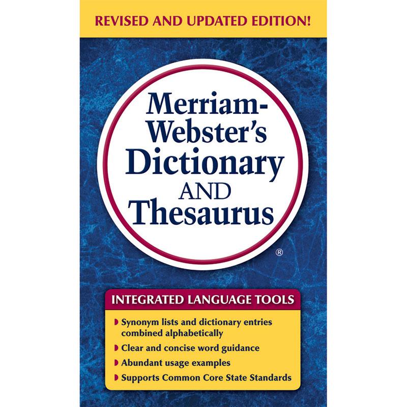 Dictionary + Thesaurus Paperback Edition