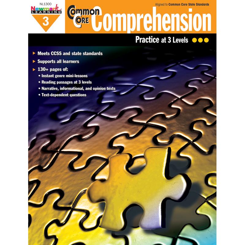  Newmark Learning Common Core Comprehension, Grade 3