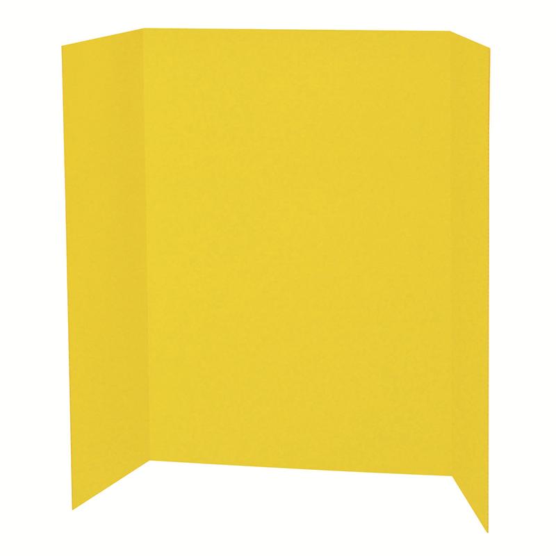 Presentation Board, Yellow, Single Wall, 48