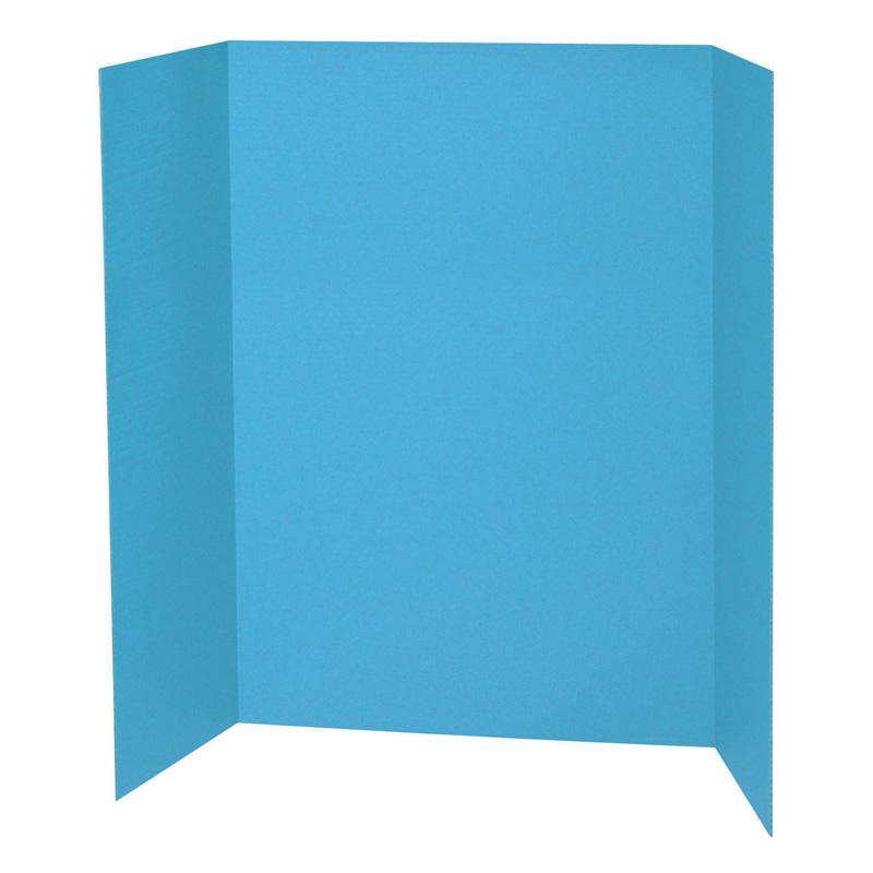 Presentation Board, Sky Blue, Single Wall, 48
