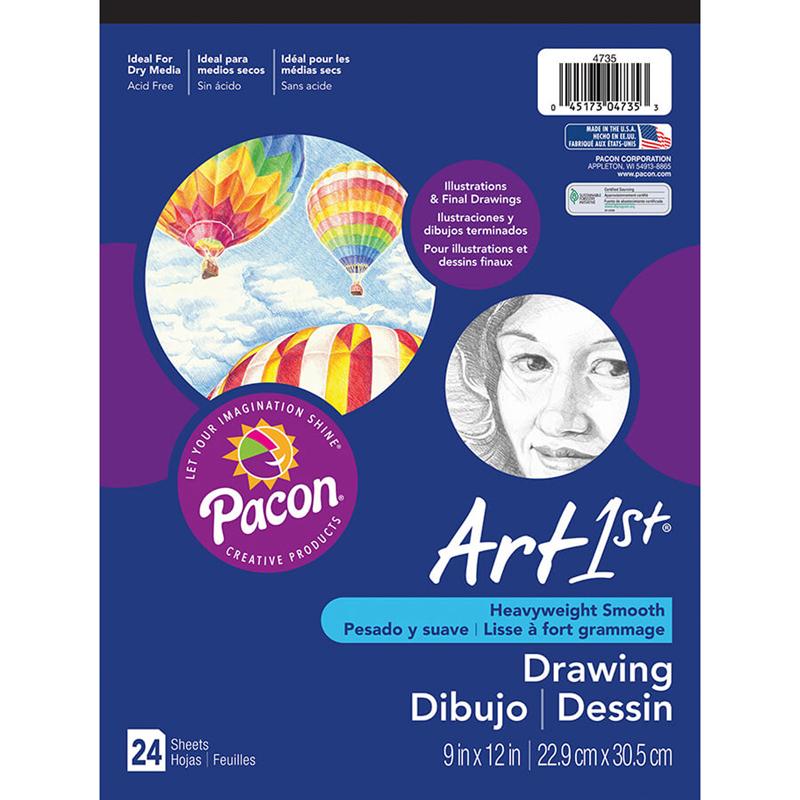 Art1st® Drawing Paper Pad, Heavyweight, 9